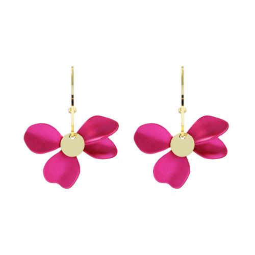 Zinc Alloy Drop Earrings fashion jewelry & for woman 52mm Sold By Pair