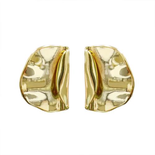 Brass Stud Earring, plated, fashion jewelry & for woman, more colors for choice, 28x22mm, Sold By Pair