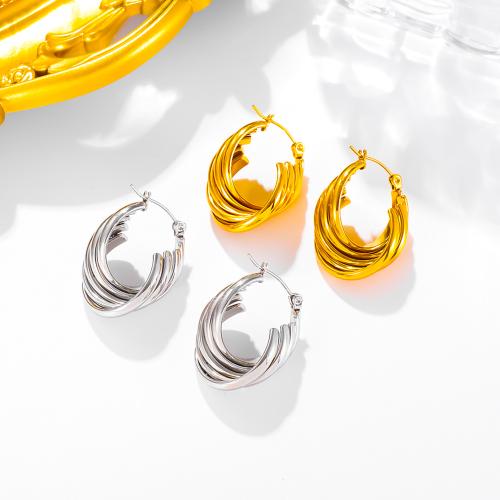 Titan Stahl Ohrring, Titanstahl, Modeschmuck & für Frau, keine, 27x20mm, verkauft von Paar