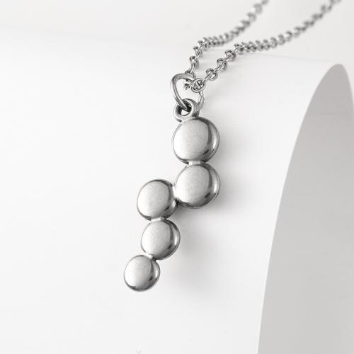 Stainless Steel Jewelry Necklace 304 Stainless Steel fashion jewelry & Unisex Length Approx 60 cm Sold By PC