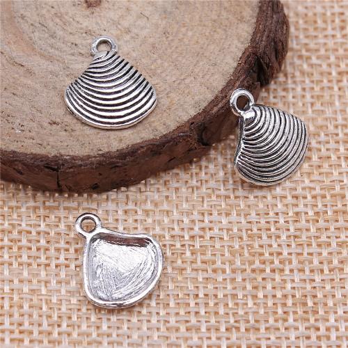 Zinc Alloy Pendants Shell plated DIY Sold By PC