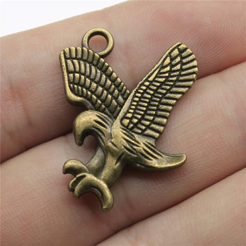 Zinc Alloy Animal Pendants Eagle plated DIY Sold By PC