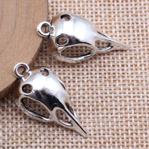 Zinc Alloy Animal Pendants Bird antique silver color plated DIY Sold By PC