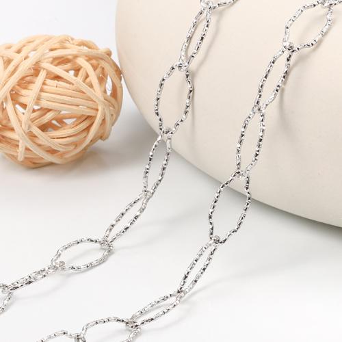 Stainless Steel Necklace Chain, 304 Stainless Steel, DIY, Sold By m