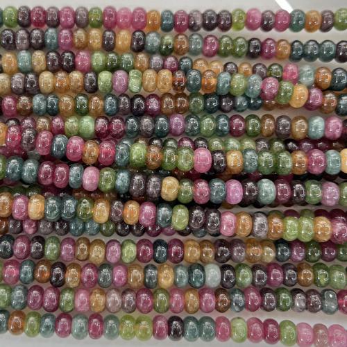 Perles bijoux en pierres gemmes, tourmaline, DIY & normes différentes pour le choix, couleurs mélangées, Vendu par Environ 38 cm brin