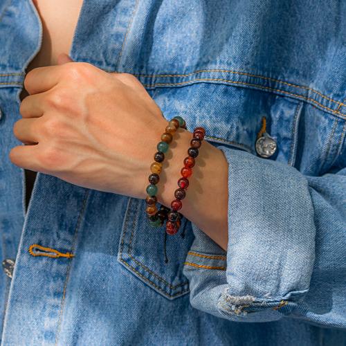 Achat Schmuck Armband, 2 Stück & Modeschmuck, gemischte Farben, verkauft von setzen