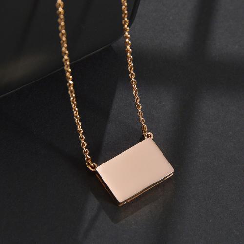 Titanium Steel Necklace, plated, for woman, more colors for choice, Sold By PC