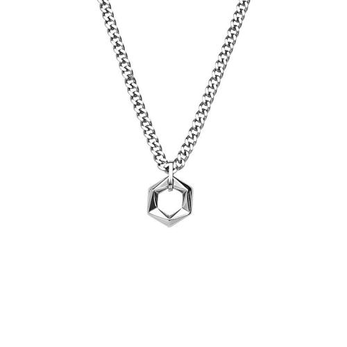 Titanium Steel Necklace plated Unisex original color Sold By PC