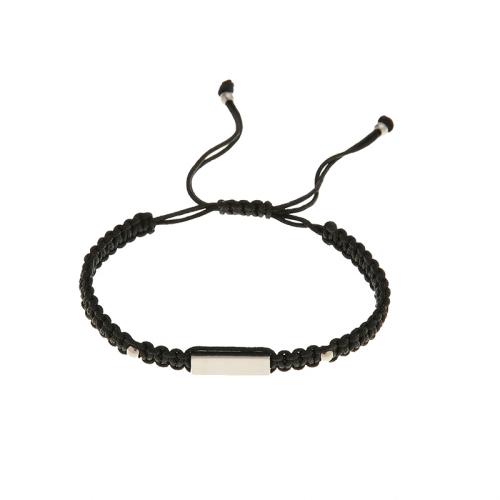 Bijoux bracelet en acier inoxydable, Acier inoxydable 304, avec Nylon polypropylène, unisexe, plus de couleurs à choisir, Vendu par PC