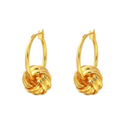 Zinc Alloy Drop Earrings fashion jewelry & for woman 23mm Sold By Pair