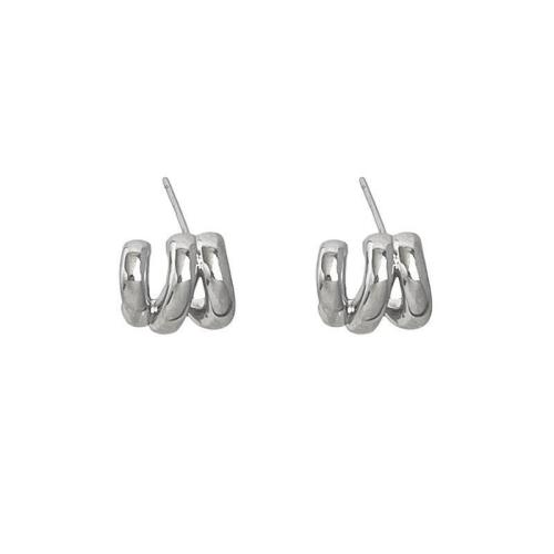 Zinc Alloy Stud Earring fashion jewelry & for woman Sold By Pair