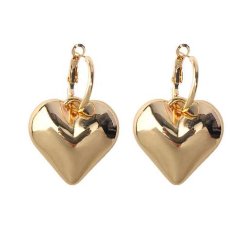 Zinc Alloy Drop Earrings fashion jewelry & for woman 40mm Sold By Pair