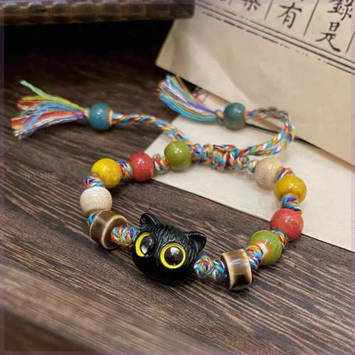 Porcelain Bracelet, fashion jewelry & for woman, multi-colored, Length:Approx 28 cm, Sold By PC