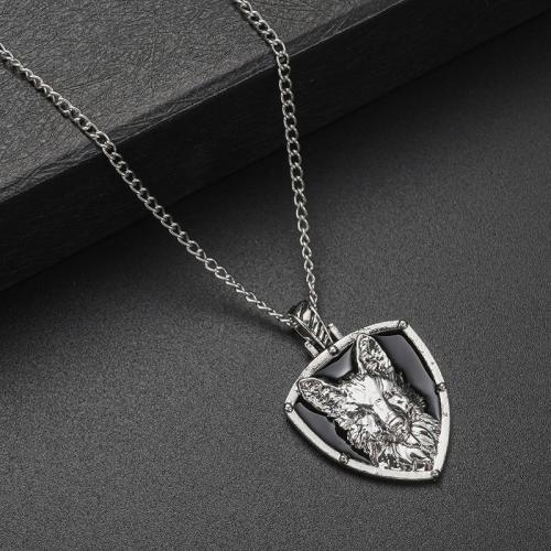 Collier de bijoux en alliage de zinc, bijoux de mode & unisexe, Longueur:Environ 60 cm, Vendu par PC