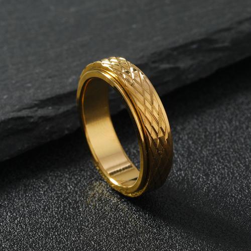 Titanium Steel Finger Ring plated & for man Sold By PC