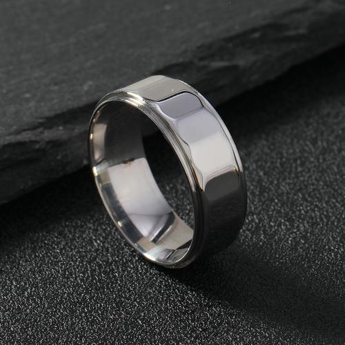 Titanium Steel Finger Ring, plated, for man, more colors for choice, inner diameter:17~20mm, Sold By PC