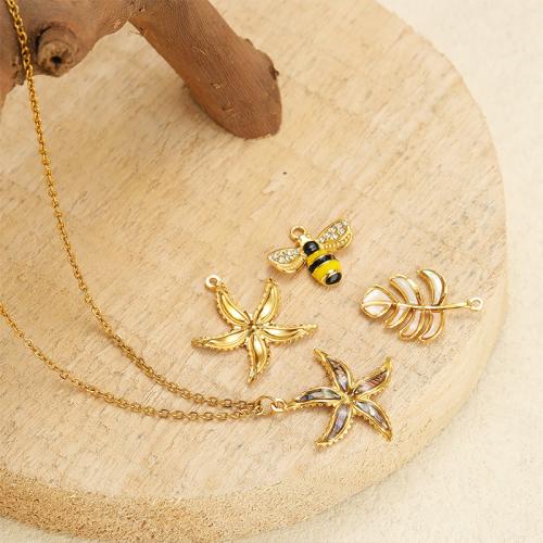 Tibetan Style Rhinestone Pendants, with Shell, gold color plated, different styles for choice & with rhinestone, more colors for choice, nickel, lead & cadmium free, 5PCs/Bag, Sold By Bag