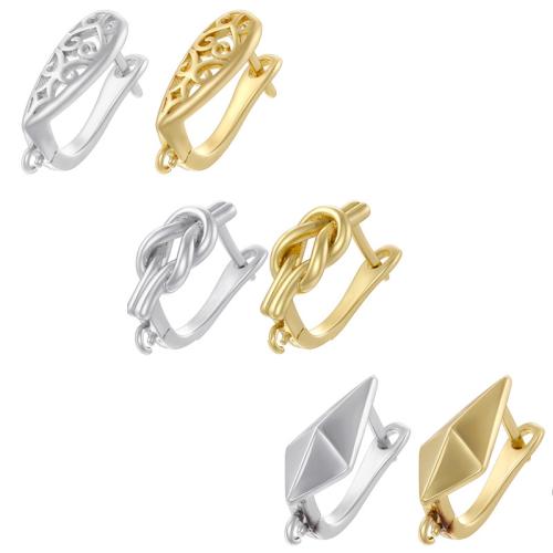 Brass Lever Back Earring Component, plated, DIY & different styles for choice, more colors for choice, Sold By Pair