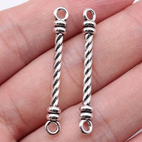 Zinc Alloy Connector antique silver color plated DIY & 1/1 loop Sold By PC