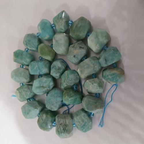 Amazonit Perlen, DIY, gemischte Farben, 11-20mm, verkauft per ca. 39 cm Strang