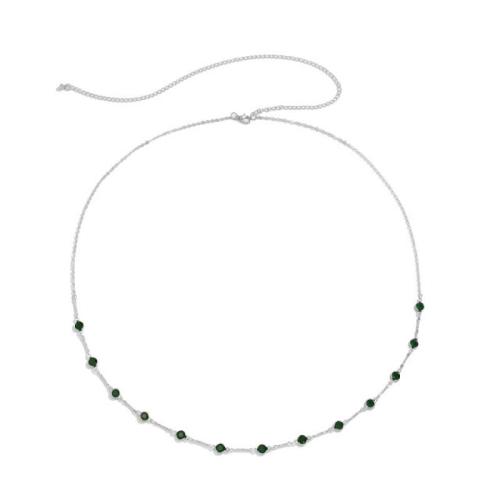 Body Chain Sieraden, Zinc Alloy, voor vrouw & met strass, meer kleuren voor de keuze, Lengte Ca 75 cm, Verkocht door PC
