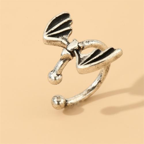 Fashion Earring Cuff and Wraps Zinc Alloy Bat Halloween Design & fashion jewelry & for woman Sold By PC