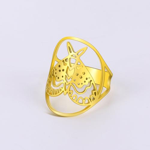 Stainless Steel Finger Ring 304 Stainless Steel fashion jewelry & Unisex Sold By PC