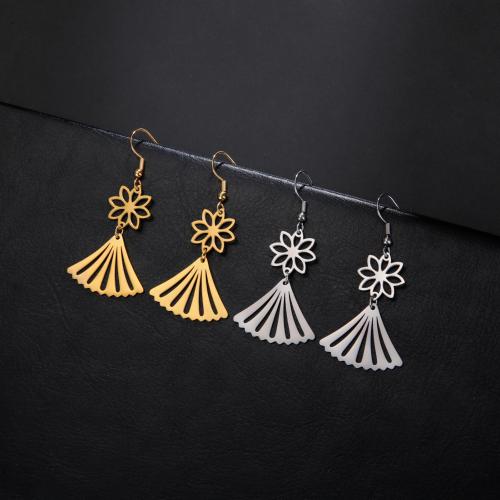 Stainless Steel Drop Earring 304 Stainless Steel fashion jewelry & for woman Sold By Pair