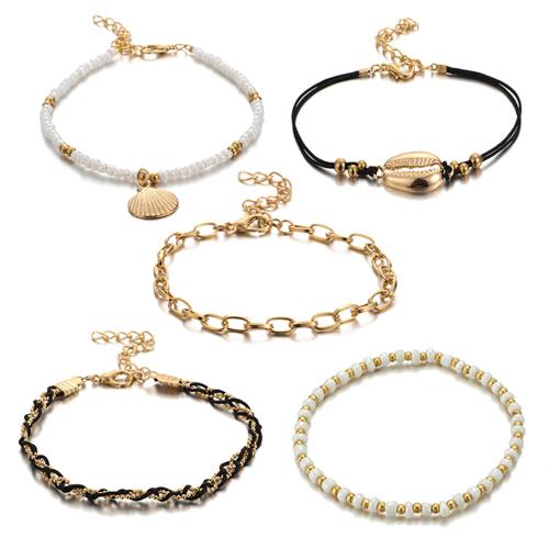 Zink Alloy Jewelry Sets, med Seedbead & Plast Pearl, mode smycken & olika stilar för val & för kvinna, fler färger för val, Säljs av Ställ