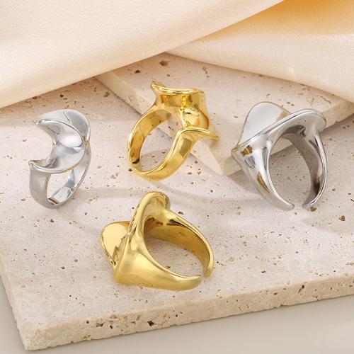 Stainless Steel Finger Ring 304 Stainless Steel Vacuum Ion Plating  & for woman Sold By PC