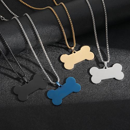 Stainless Steel Pendants, 304 Stainless Steel, Dog Bone, plated, DIY & different size for choice, more colors for choice, Sold By PC