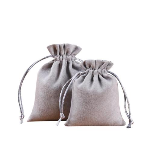 Suede Drawstring Bag, Rectangle, dustproof & different size for choice, more colors for choice, Sold By PC