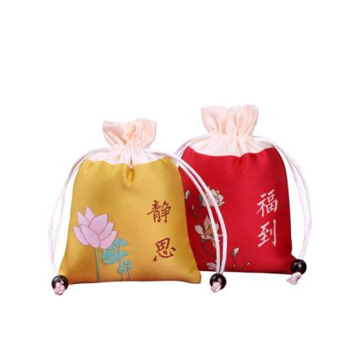 Silk Sachet, Embroidery, portable & different styles for choice, 80x120mm, Sold By PC
