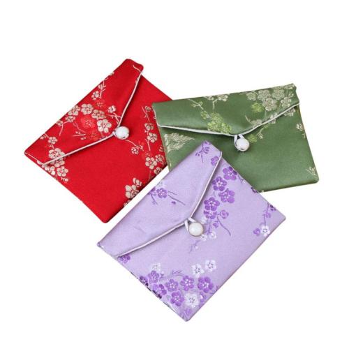 Brocade Jewelry Pouches, Rectangle, jacquard, dustproof & different size for choice, more colors for choice, Sold By PC