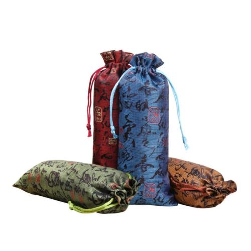 Silk Drawstring Bag, printing, dustproof & different size for choice, more colors for choice, Sold By PC