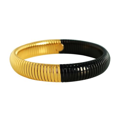 Titanium Steel Bracelet & Bangle, fashion jewelry & for woman, more colors for choice, Inner Diameter:Approx 60mm, Sold By PC