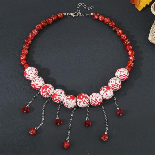 Halloween Necklace, Plastic, with 5cm extender chain, Halloween Design & fashion jewelry & for woman, Length:Approx 37 cm, Sold By PC