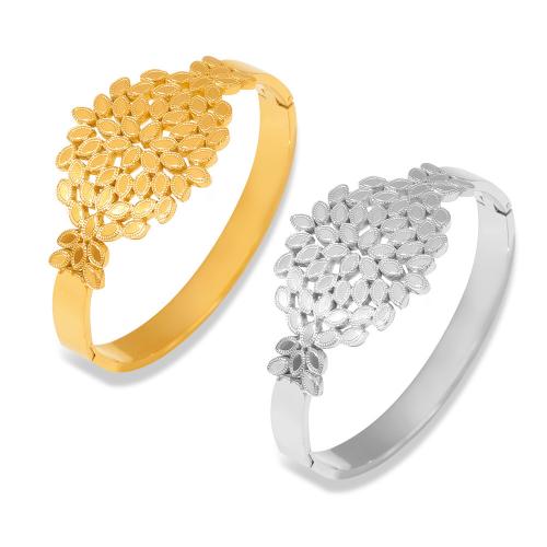 Bracelet d'acier titane, bijoux de mode & pour femme, plus de couleurs à choisir, 32mm, Diamètre intérieur:Environ 60mm, Vendu par PC