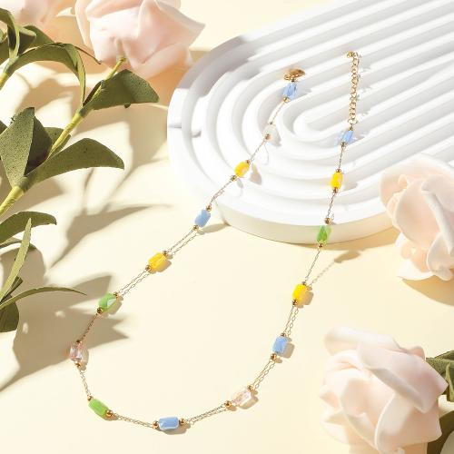 Jewelry Sets, anklet & bracelet & necklace, Titanium Steel, with Glass, gold color plated, different styles for choice & for woman, more colors for choice, Sold By PC