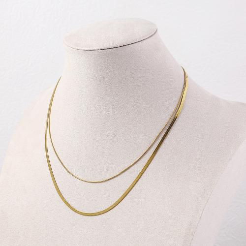 Titanstahl Halskette, Doppelschicht & für Frau, verkauft von PC
