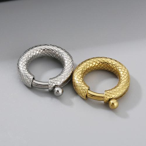 Stainless Steel Spring Ring Clasp 304 Stainless Steel plated DIY Sold By PC