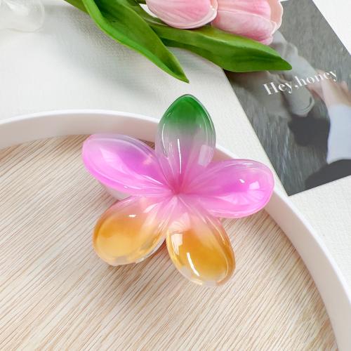 Hair Claw Clips Plastic Flower fashion jewelry Sold By PC