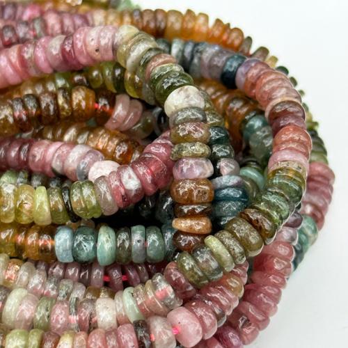 Gemstone Jewelry Beads, Tourmaline, Nuggets, DIY, gradient color, 2x6mm, Sold Per Approx 38 cm Strand