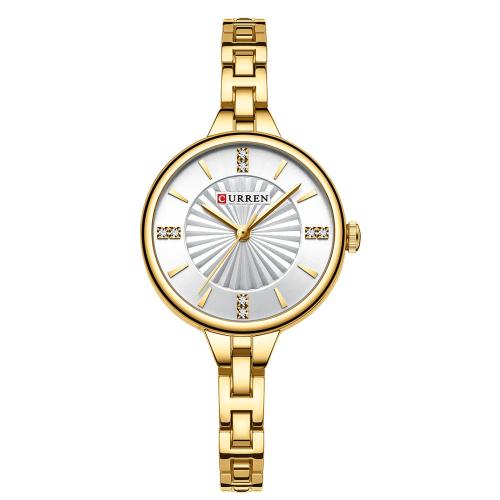 Women Wrist Watch Glass Life water resistant & fashion jewelry & japanese movement & for woman & with rhinestone Length Approx 23 cm Sold By PC