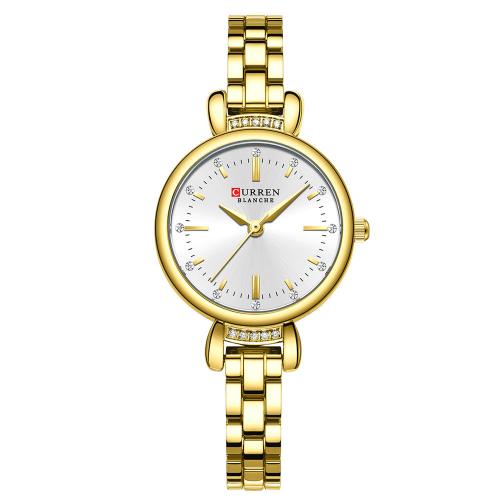 Women Wrist Watch, Glass, Life water resistant & fashion jewelry & japanese movement & for woman & with rhinestone, more colors for choice, Length:Approx 22 cm, Sold By PC