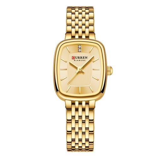 Women Wrist Watch, Glass, Life water resistant & fashion jewelry & japanese movement & for woman & with rhinestone, more colors for choice, Length:Approx 21 cm, Sold By PC