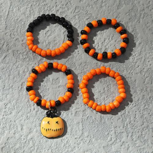 New Hot Halloween Jewelry and Decor, Seedbead, with Tibetan Style, Halloween Design & fashion jewelry & for woman, Sold By Set