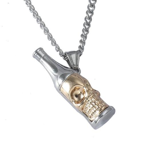 Zinc Alloy Jewelry Necklace plated fashion jewelry & for man white Length 60 cm Sold By PC