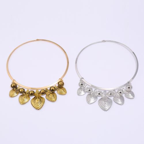 Collar Necklace, Tibetan Style, plated, fashion jewelry & for woman, more colors for choice, Length:13.2 cm, Sold By PC