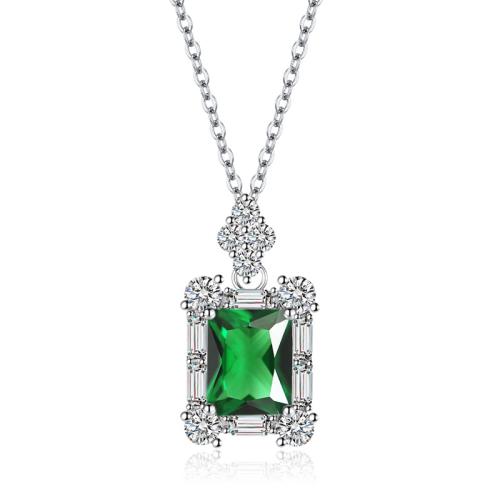 Cubic Zirconia Micro Pave Brass Jewelry Sets plated & micro pave cubic zirconia & for woman green Sold By PC